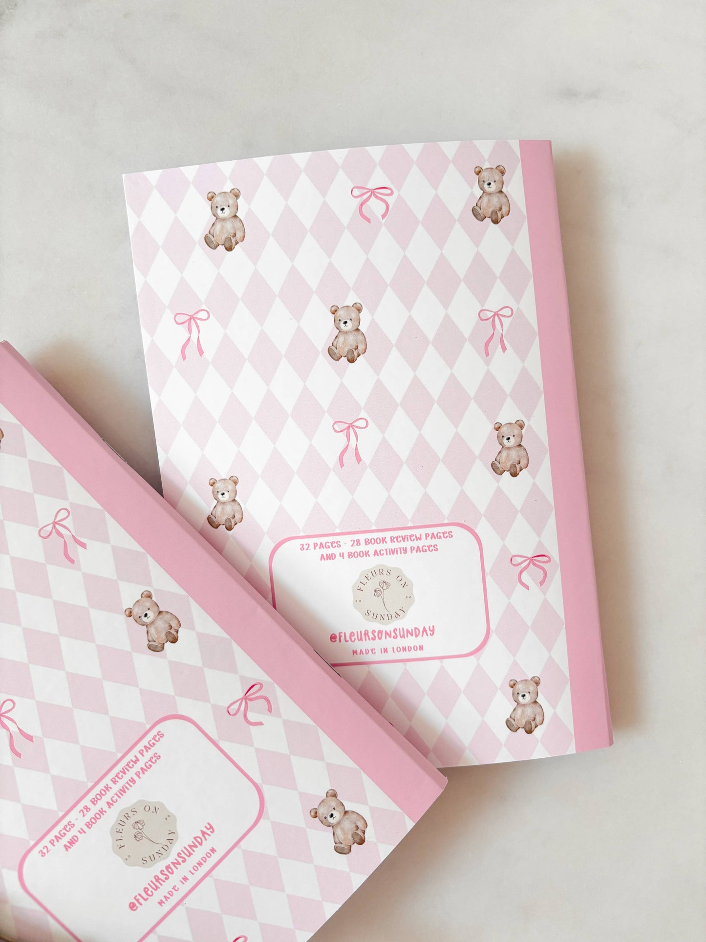 Fleurs on Sunday - I'm Literally Just A Book Girl Journal | A5 Book Review Notebook