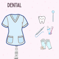 Load image into Gallery viewer, Dental Shaker Reel Badge | Cute Dental ID Badge Reel