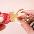 Load image into Gallery viewer, Pink Sunset Scrunchie Wristlet (Mini Me)