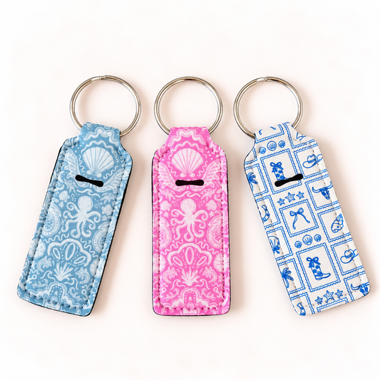 💄 Lip Balm Keychain Holder (Coastal Cowgirl)