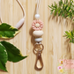 Peach Daisy Lanyard