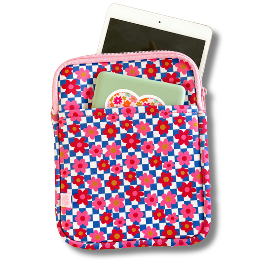 Ellē Nicole E-reader / Tablet Sleeve / Book Sleeve - Retro Bold Check