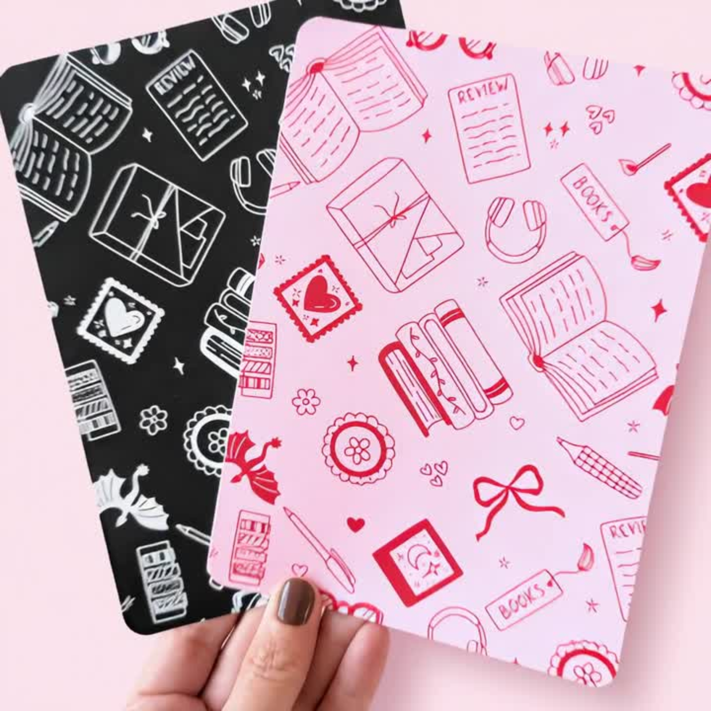 Kindle & Kobo Inserts | Matte Laminated E-Reader Inserts - Pink Wednesday