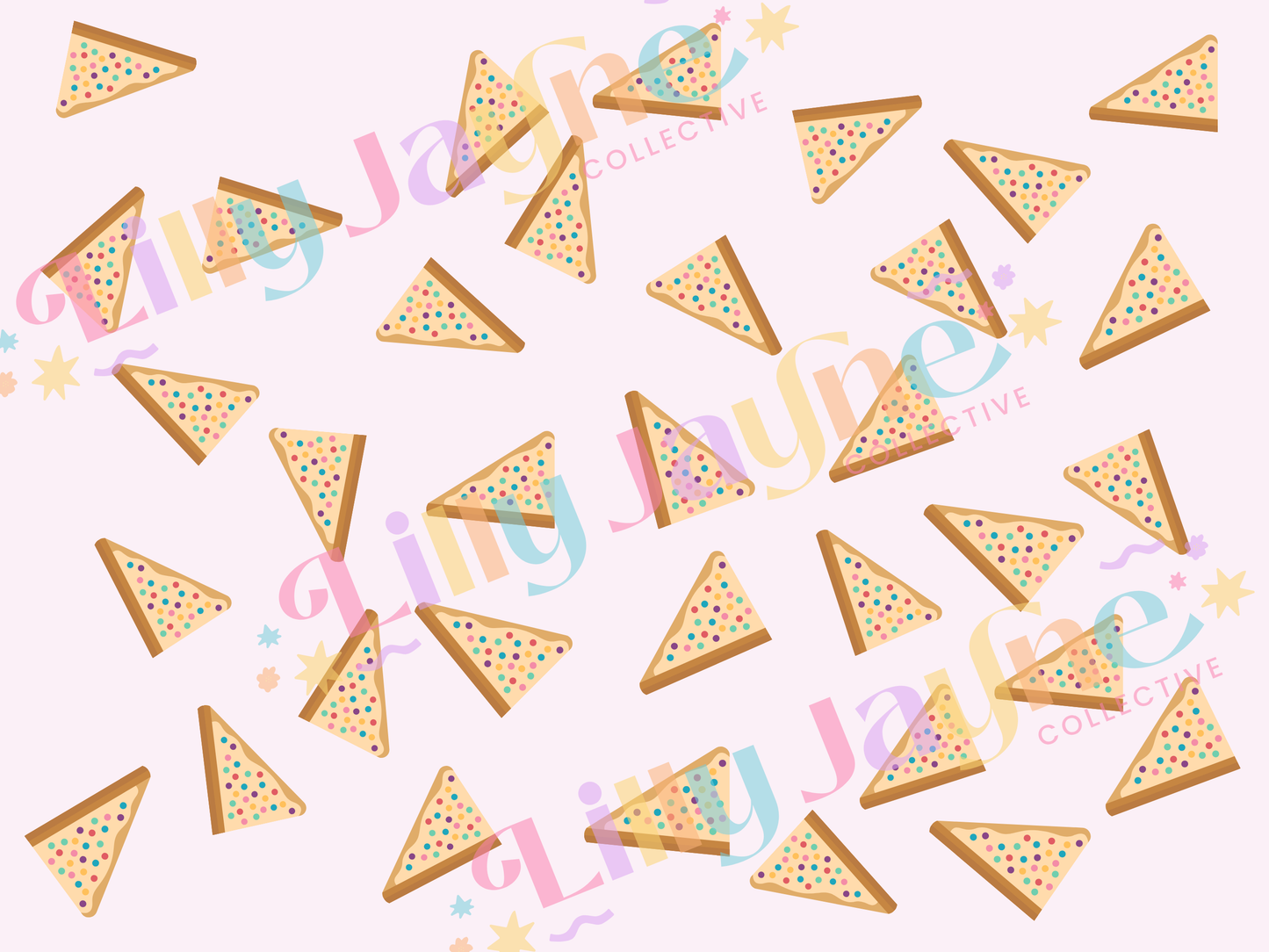 Fairy Bread Pen - Pink and Gold