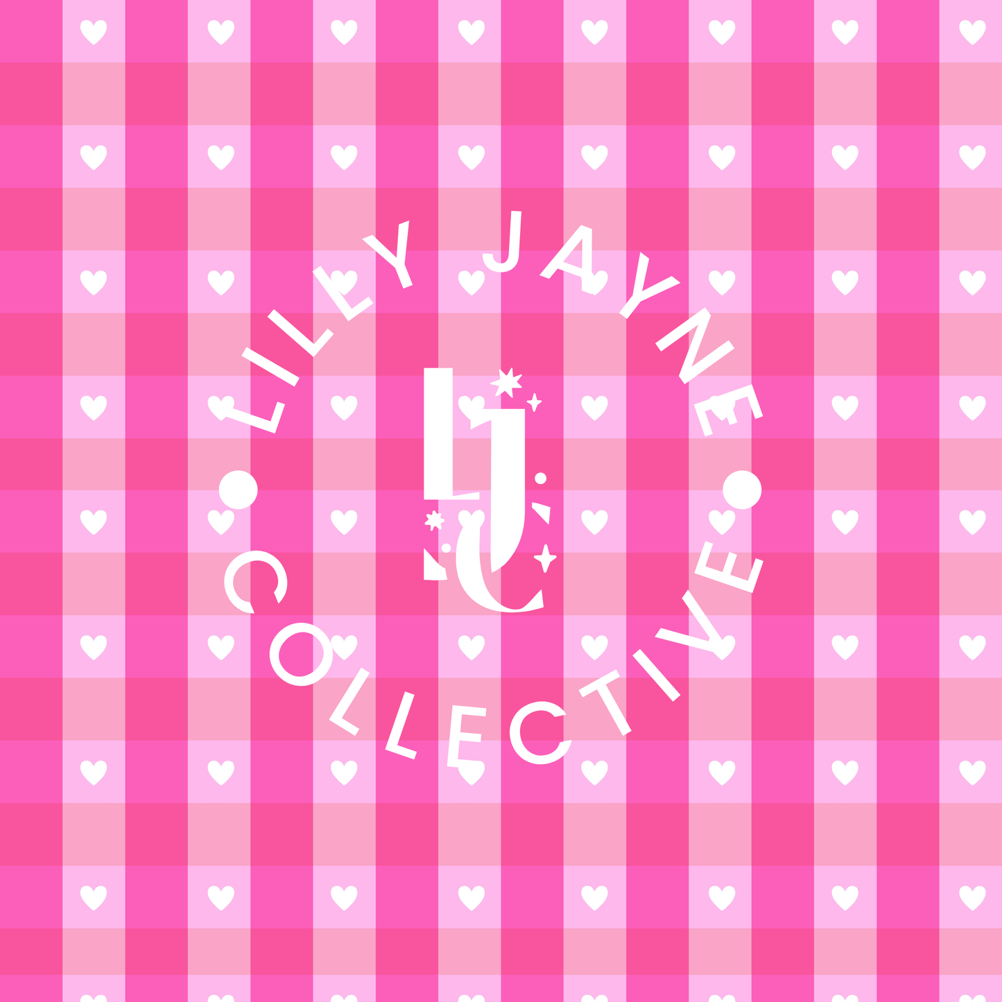 Sweetheart Gingham Fabric Lanyard