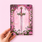 Kindle Insert | Matte Laminated E-Reader Insert - Pink Fantasy Sword