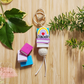 Rainbow Teacher Keychain
