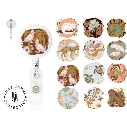 Animal Art ID Reel Badge
