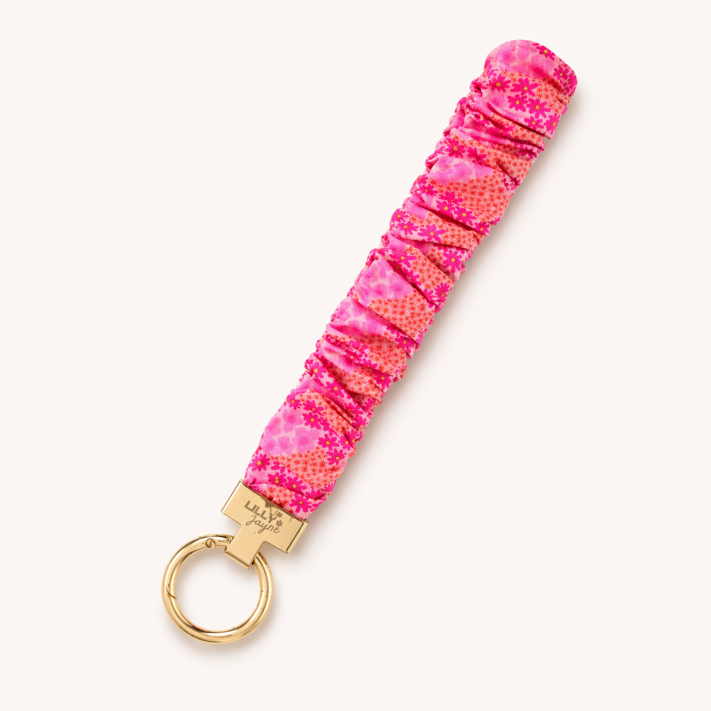 Pink Sunset Scrunchie Wristlet (Mini Me)