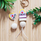 Rainbow Teacher Keychain