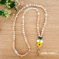 Wooden Bead Personalised Lanyard - Bee Kind