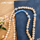 Wooden Bead Personalised Lanyard - Bluey