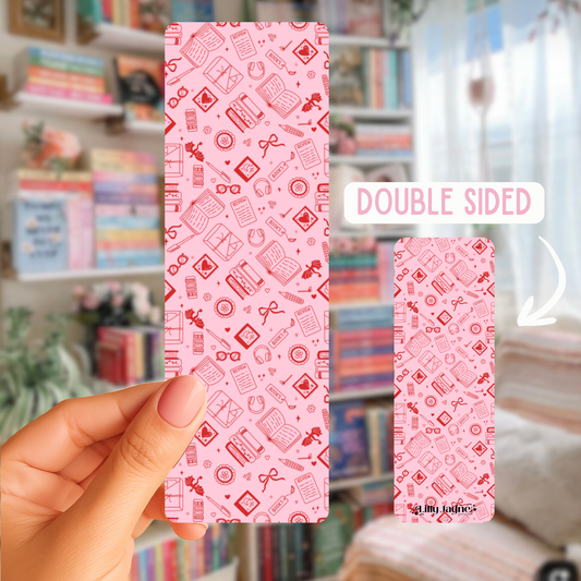 Pink Wednesday - Double-sided bookmark with Matte finish
