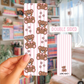Cosy Teddy Double-sided bookmark with Matte finish