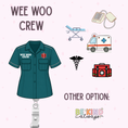 Load image into Gallery viewer, Paramedic Shaker Reel Badge | Ambulance ID Badge Reel
