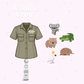Wildlife Crew Shaker Badge Reel | Retractable ID Badge Holder