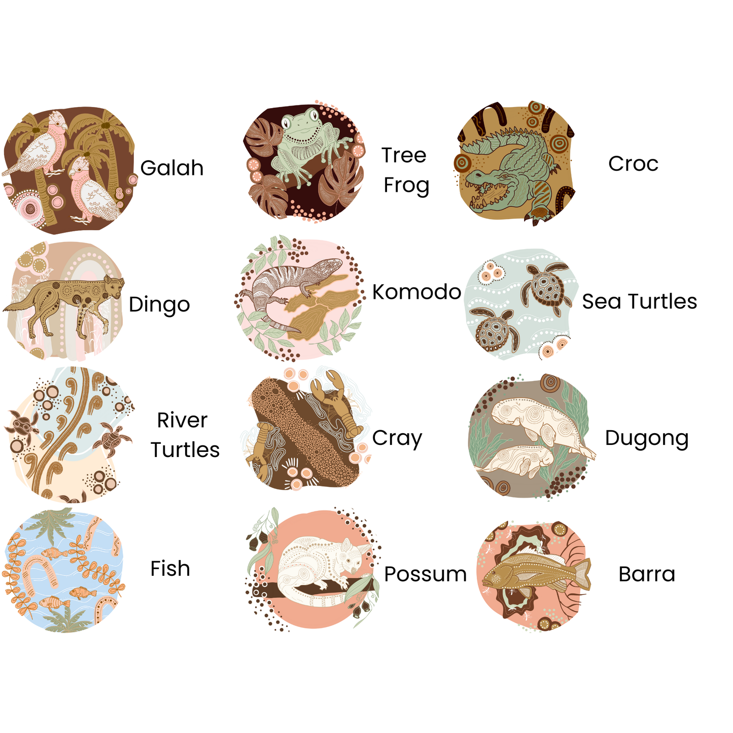 Animal Art ID Reel Badge