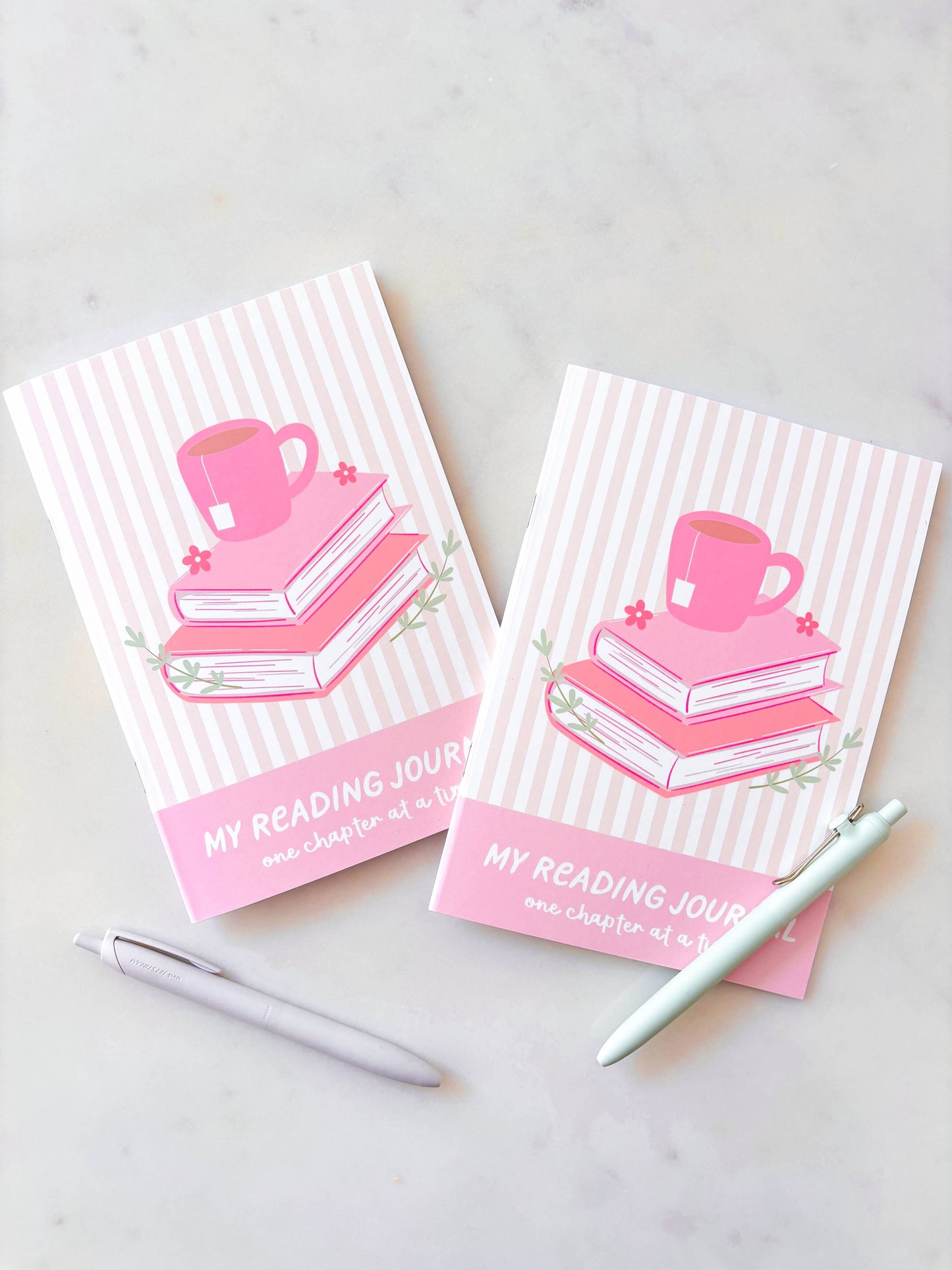 Fleurs on Sunday -  My Reading Journal | A5 Book Review Notebook
