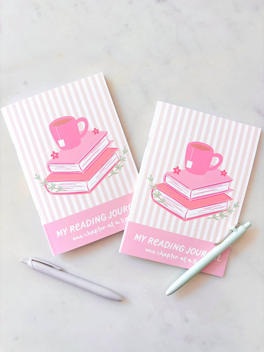 Fleurs on Sunday -  My Reading Journal | A5 Book Review Notebook