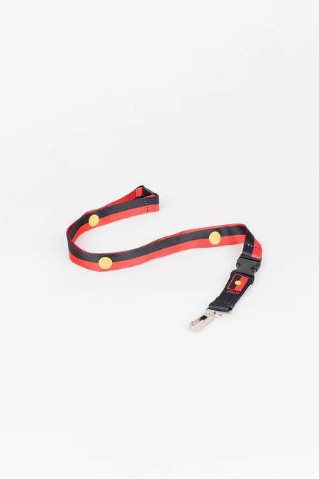 "Raise The Flag" Aboriginal Flag Premium Lanyard