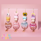 Pink Teach Apple Personalised Lanyard