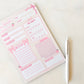 Fleurs on Sunday - Cute Book Review Notepad | A5 Notepad