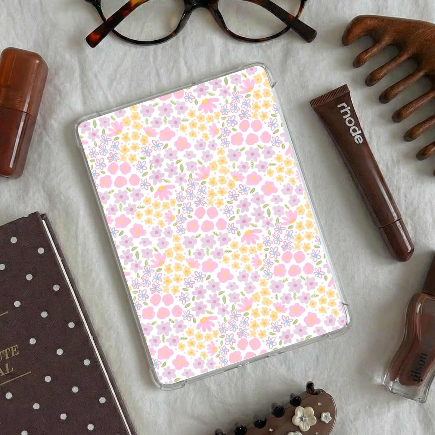 Kindle & Kobo Inserts | Matte Laminated E-Reader Insert - Pastel Petal