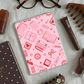 Kindle & Kobo Inserts | Matte Laminated E-Reader Inserts - Pink Wednesday