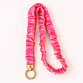 Load image into Gallery viewer, Pink Sunset - Scrunchie Lanyard – Stretchy, Safe & Cute (49cm + Stretch)
