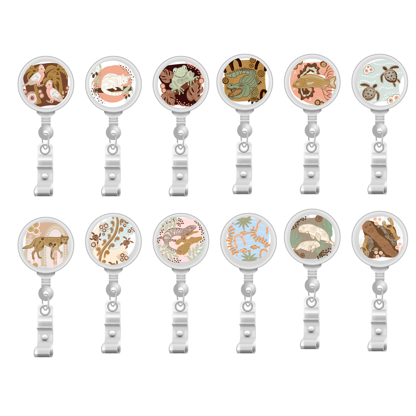 Animal Art ID Reel Badge