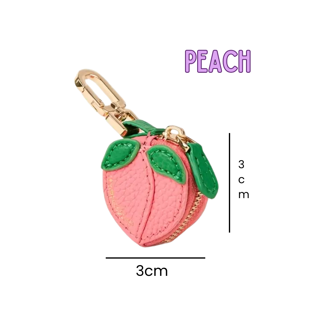🍓🍋 Mini Fruit Coin / AirTag Keychain