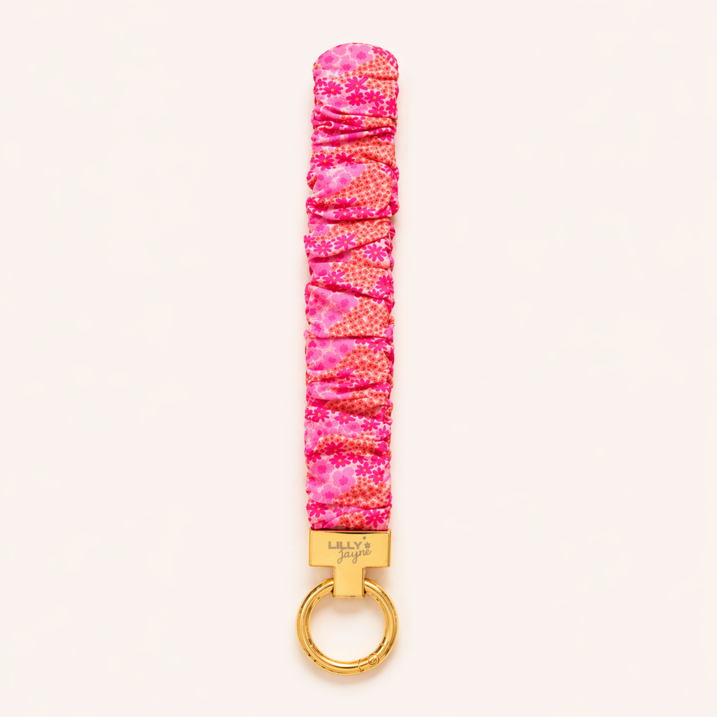 Pink Sunset Scrunchie Wristlet (Mini Me)