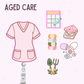 Aged Care Activities Shaker Badge Reel | Retractable ID Badge Holder