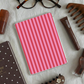 Kindle & Kobo Inserts | Matte Laminated E-Reader Insert - Pink & Red