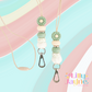 Sage Green Beaded Lanyard