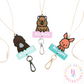 Kiki the Kangaroo Personalised Lanyard