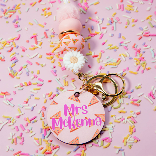 Personalised Teacher Keychain - Fairy Bread
