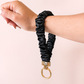 Black Luxe Scrunchie Wristlet (Mini Me)