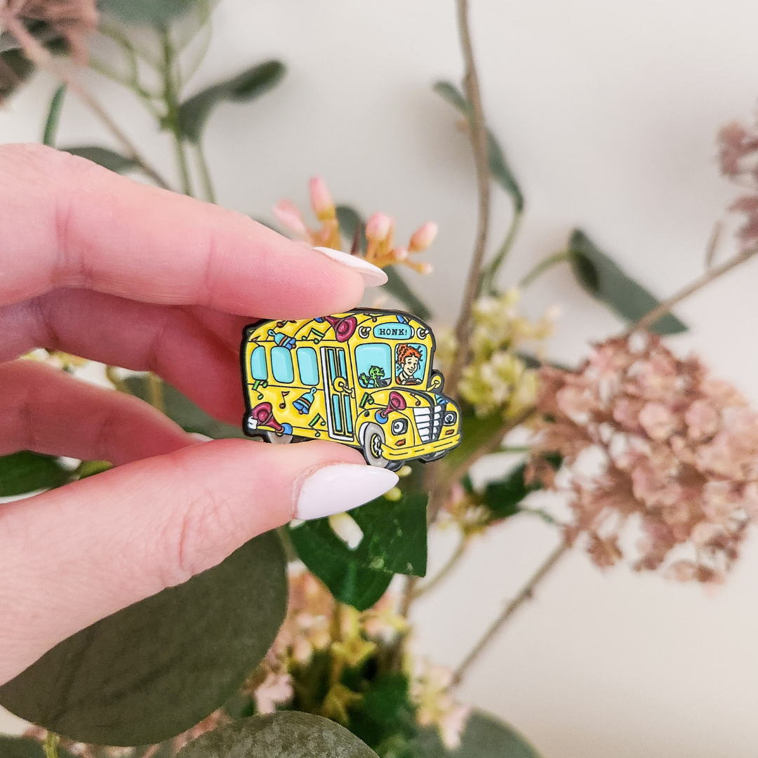Magic School Bus Enamel Pin
