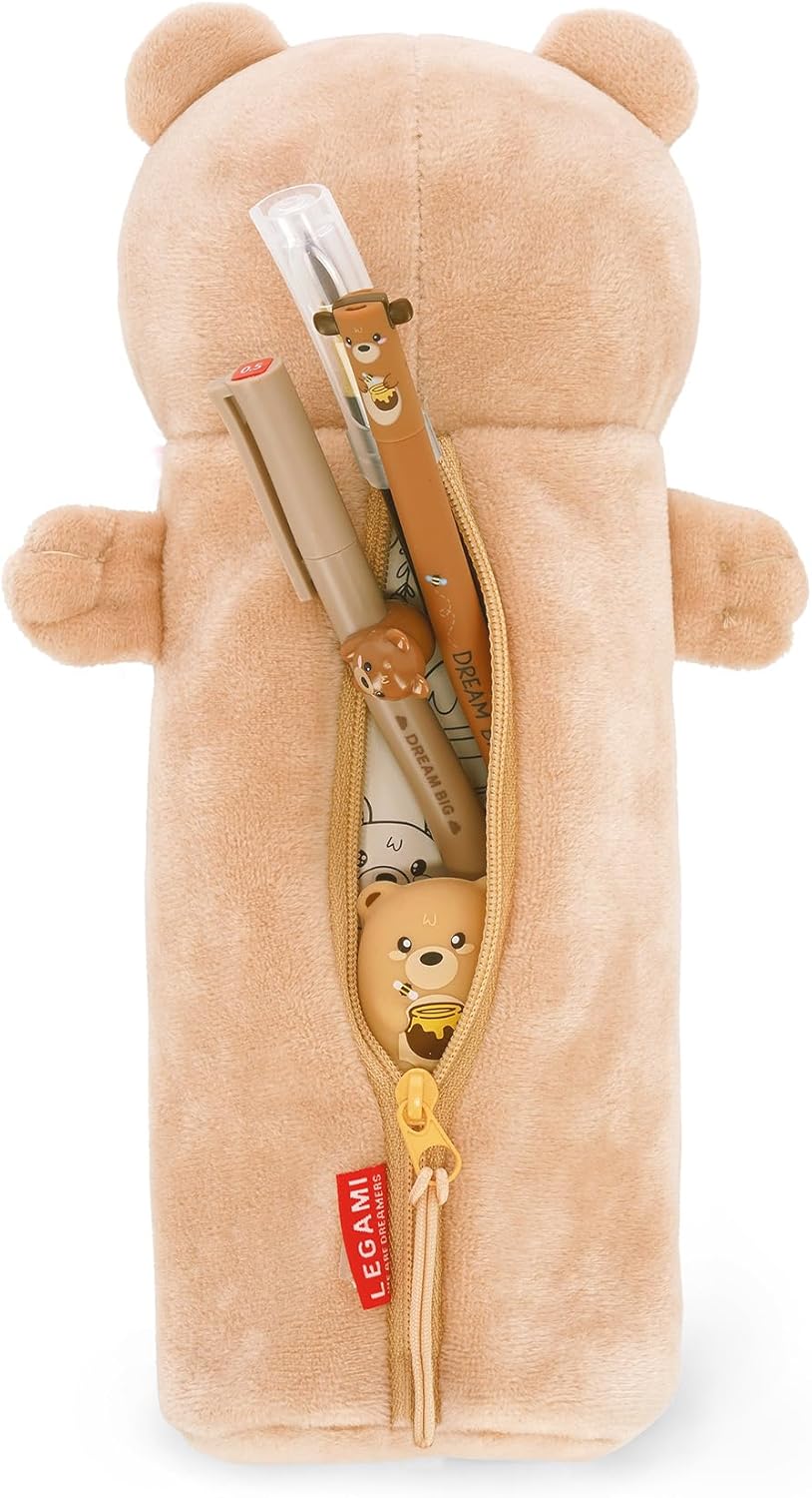 Legami - Plush Pencil Case - Teddy Bear