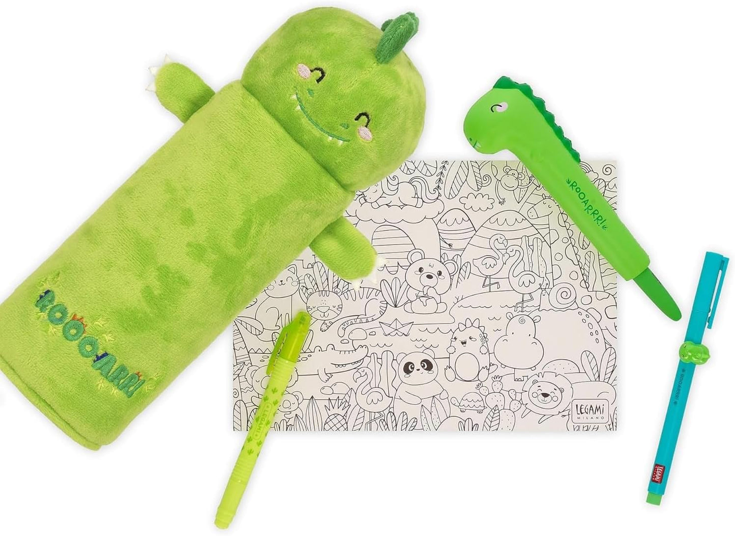Legami - Plush Pencil Case - Dino