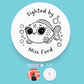 Sighted by - Fish Round Teacher Stamp