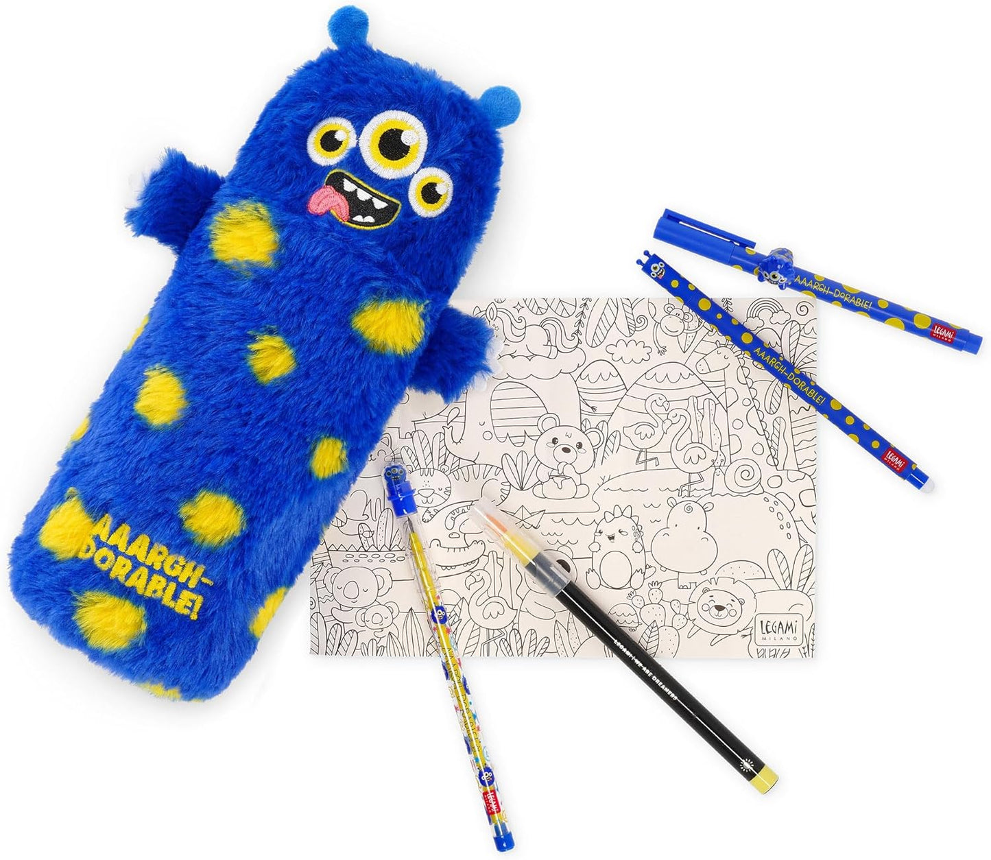 Legami - Plush Pencil Case - Monster