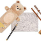 Legami - Plush Pencil Case - Teddy Bear