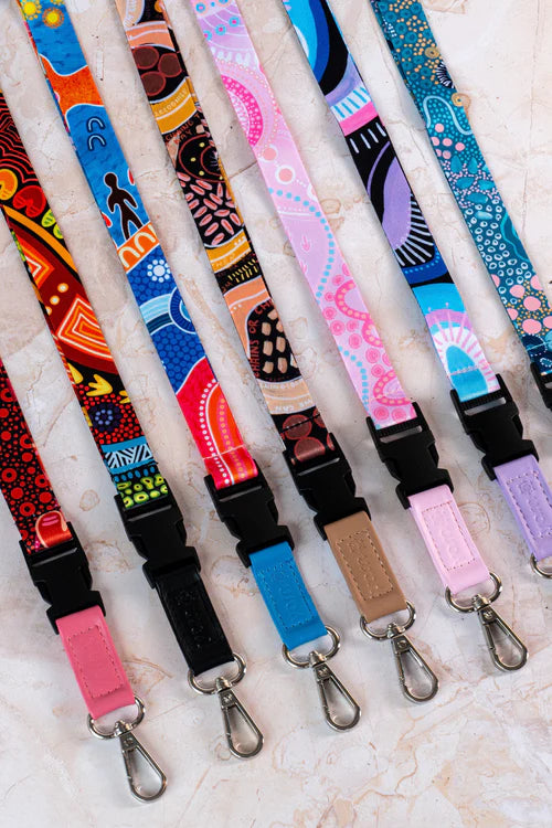 Paths That Brought Us Here NAIDOC 2026 Premium Lanyard