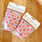 Ellē Nicole Coffee Cup Cover - Checkered Floral - Iced Drink Sleeve: Small / 16oz
