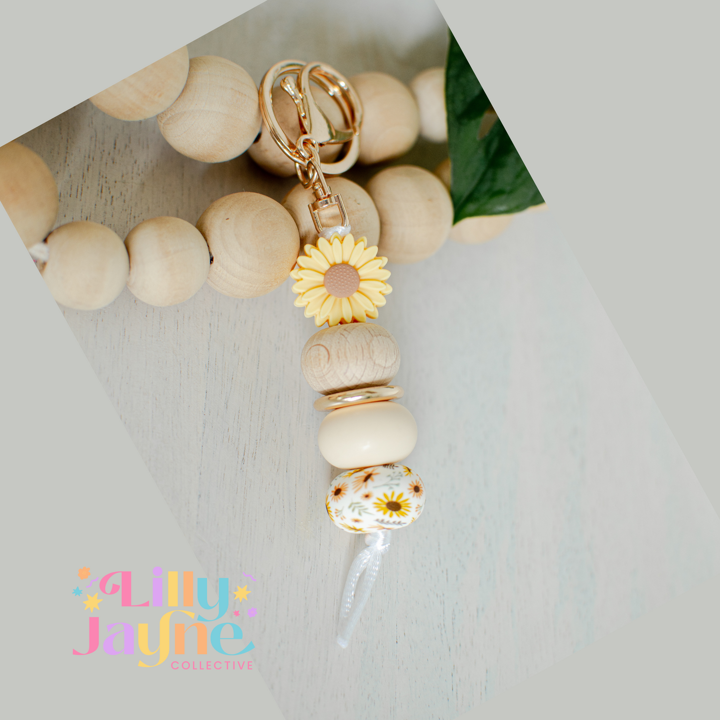 Sunshine Sunflower Keychain