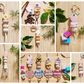 Coffee Teach Repeat Teacher Keyring