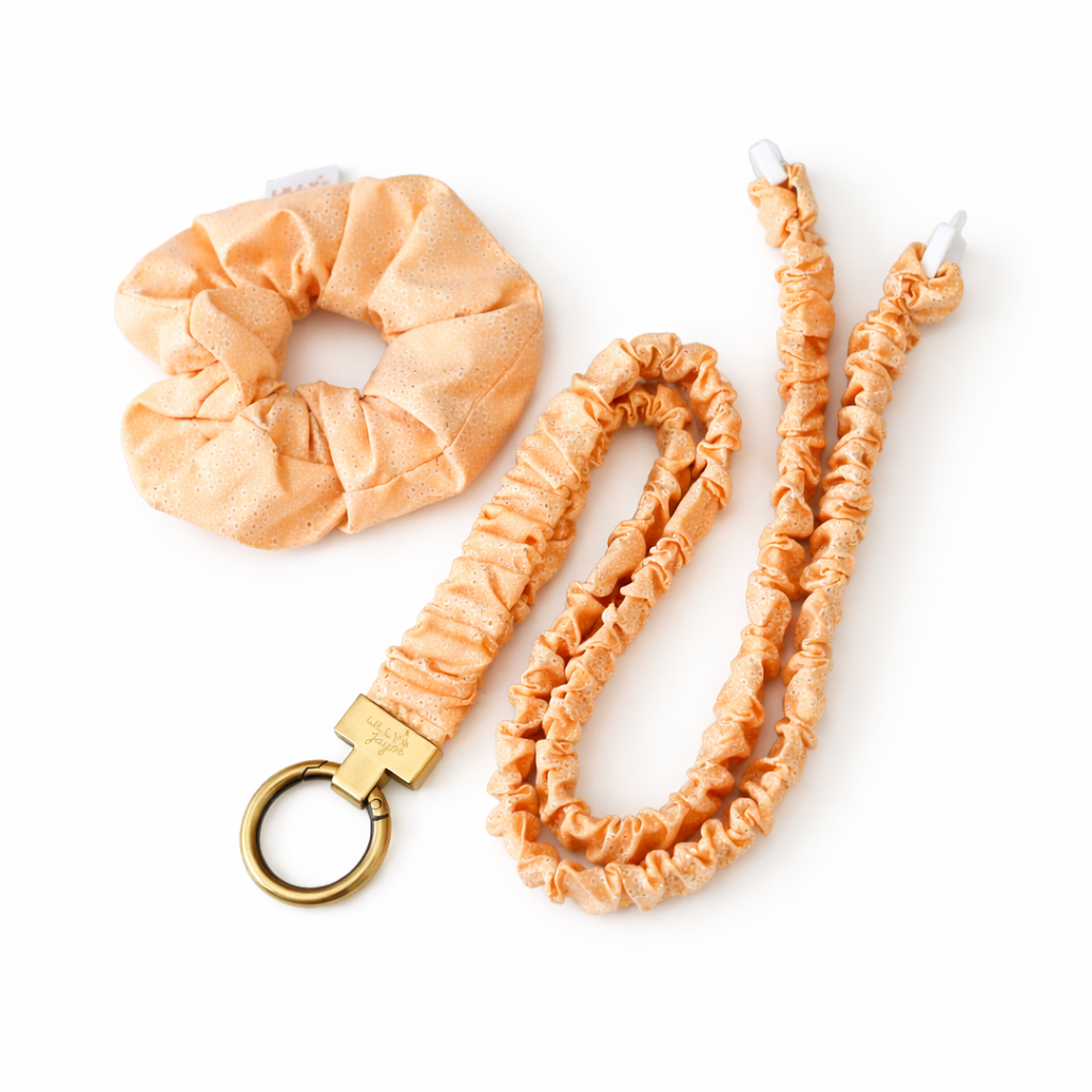 Yellow Petal Luxe Hair Scrunchie