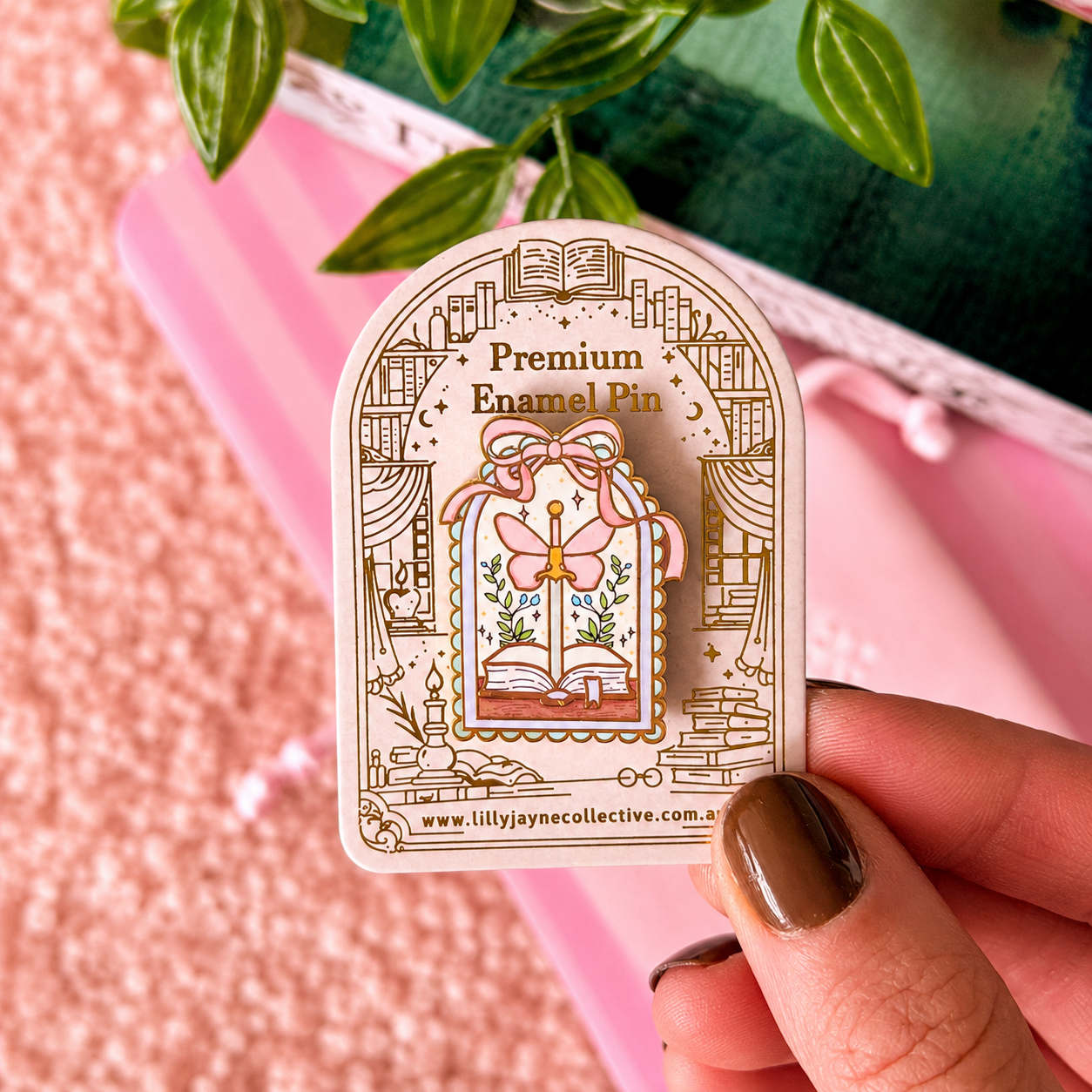 Fairy Sword Arch | Premium Hard Enamel Pin Collection ✨